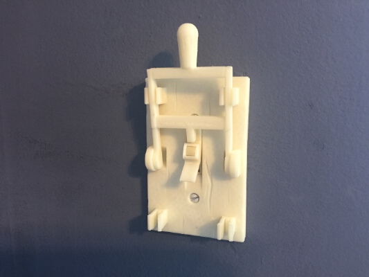 Reprint of Frankenstein Light Switch Plate from LoboCNC | 3d print model