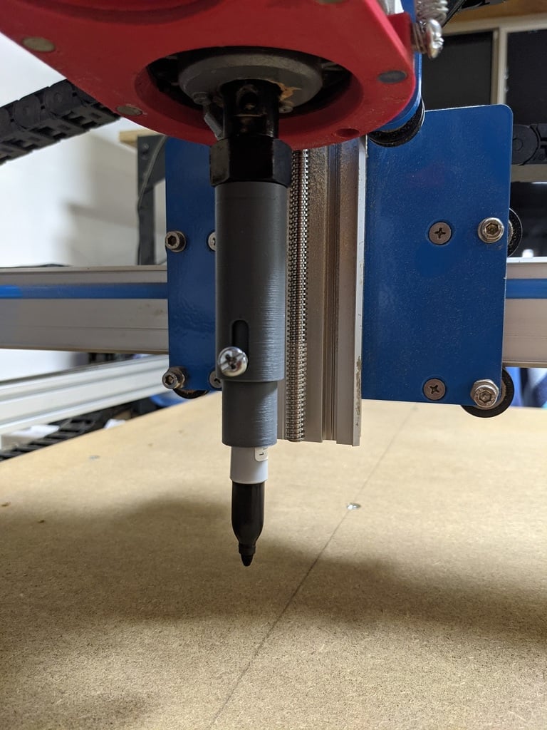 CNC Sharpie Holder (spring loaded)