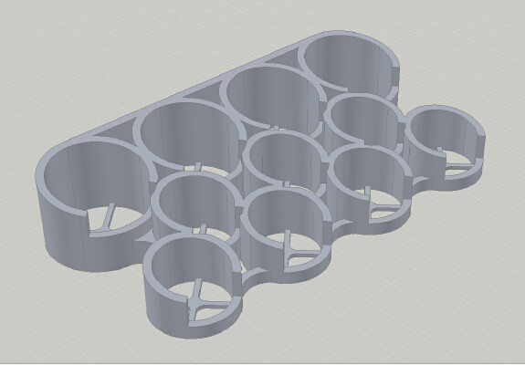  Paint Bottle Stand-25mm_35mm | 3d print model