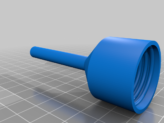 PET bottle cap for helmets with a cage | 3d print model