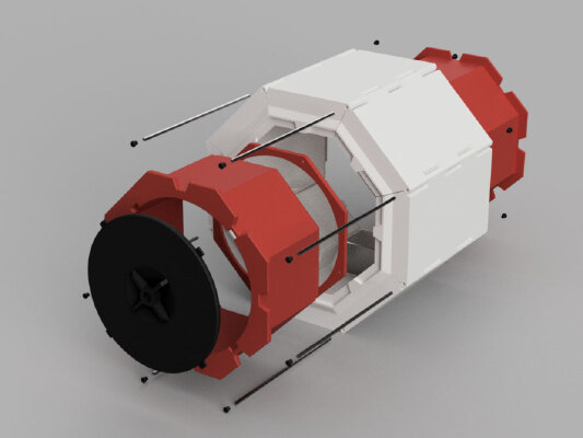 Giant Rolling Storage Box | 3d print model