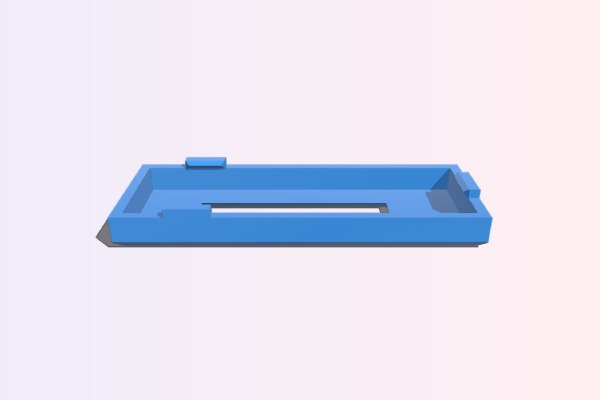 128x32 OLED Display Bezel | 3d print model