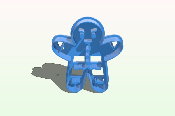 Gingerbread Cookie Cutter | 3d print model