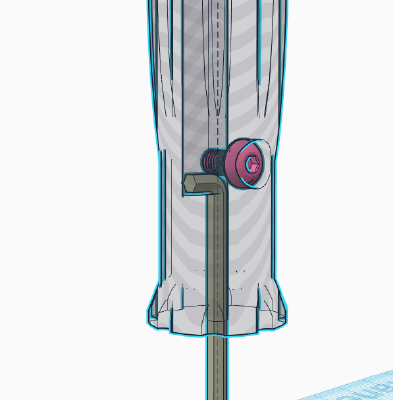 Allen Screwdriver with ball bearing end spinner | 3d print model