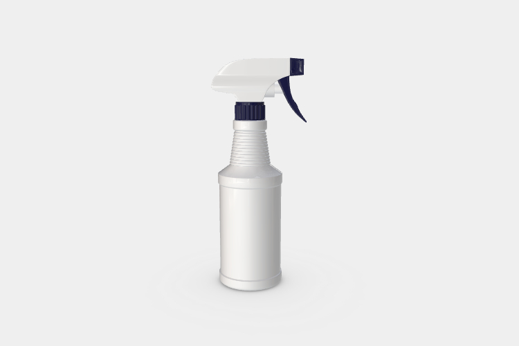 Spray Liquid Detergent Bottle Mockup