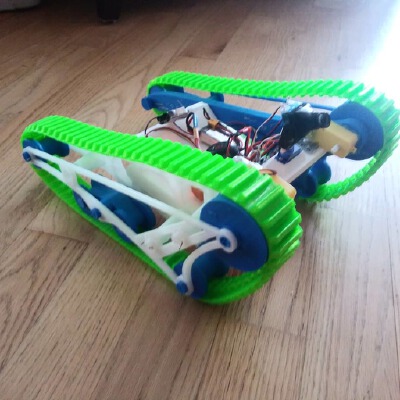 Flex Track RC Tank | 3d print model