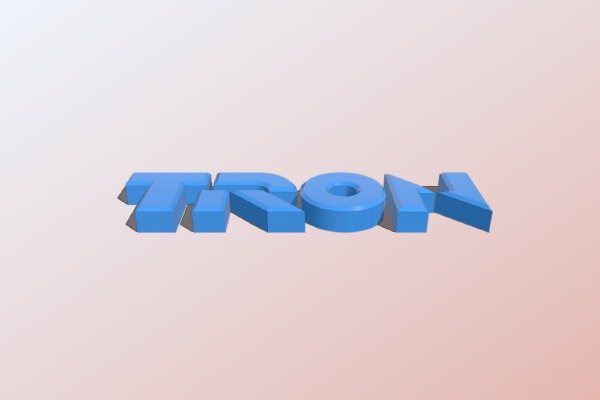 Tron Classic Logo | 3d print model