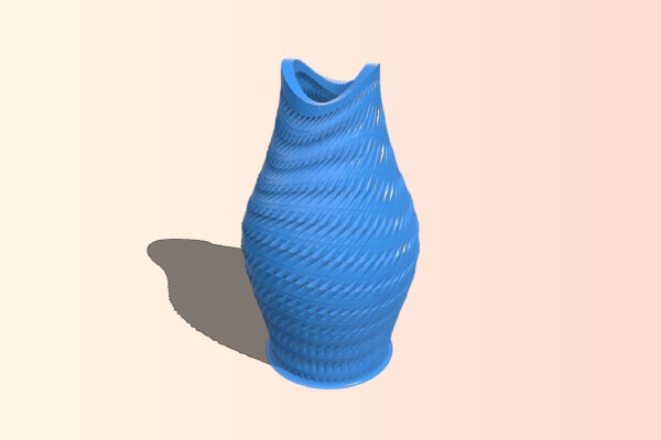 Fish Mouth Vase (closed wall) | 3d print model