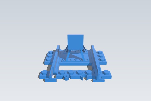 Lego_US_Style_Bumper_Track | 3d print model
