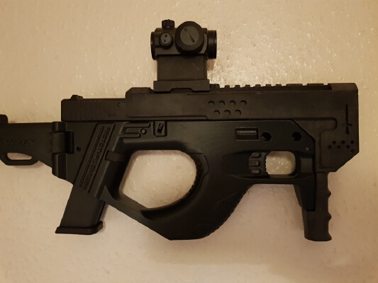 Gladius FDM (Airsoft kit for the SRU PDW) | 3d print model