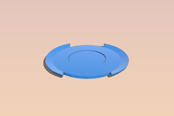 Moto 360 (2014) Back Cover | 3d print model
