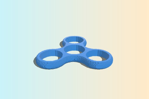 (3D Slash) TRI_SPINNER_V2 | 3d print model