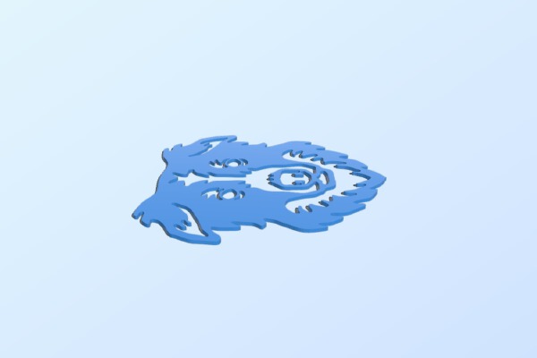 Border Collie | 3d print model
