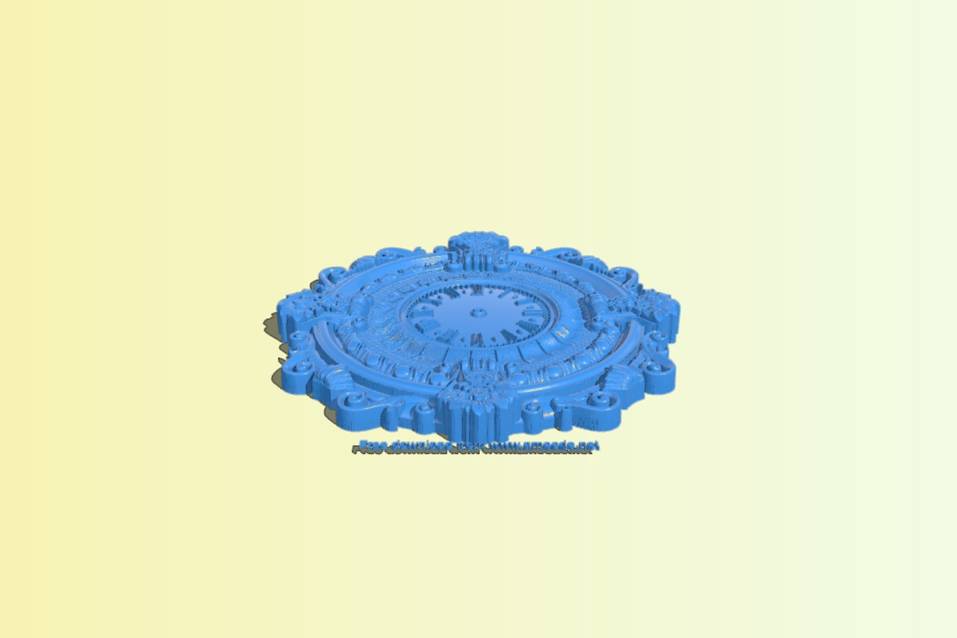Wall clock pattern