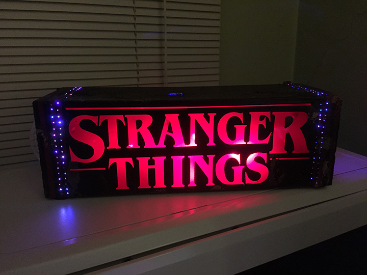 Stranger Things Fiber Optic Lamp