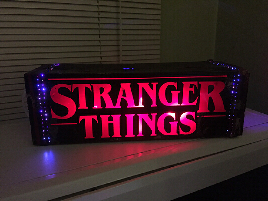 Stranger Things Fiber Optic Lamp | 3d print model