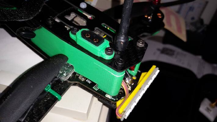 Blackout LED Mount Rear Bumper | 3d print model