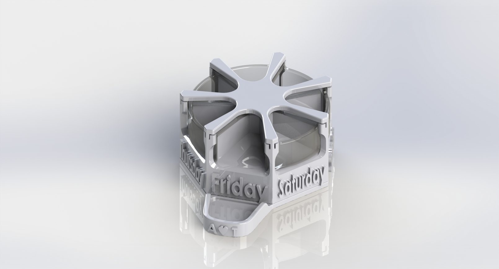 Assistive Rotating Pill Container (version 2.3)