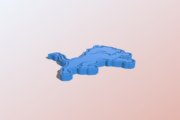 Detroit Lions Wall Hanger | 3d print model
