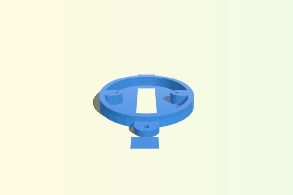 Smoke alarm printer power shutdown | 3d print model