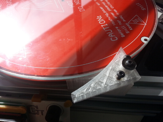 Kossel MK2Y (220mm) heat bed clips | 3d print model