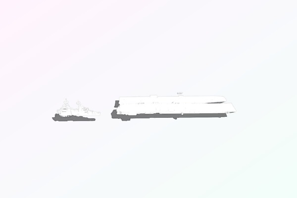 RC suitable Wasp-Class LHD w_ Aircraft | 3d print model