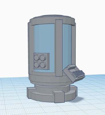 SciFi Terrain Medical Bay Healing Tank Core Space Stargrave Star Wars | 3d print model