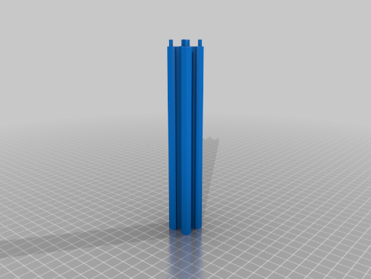 Profilati estrusi in alluminio 20mm x 20mm V-SLOT modulari | 3d print model