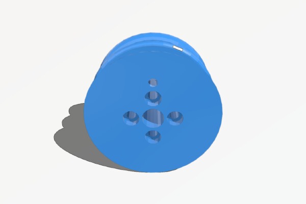 Double String Takeup Wheel | 3d print model