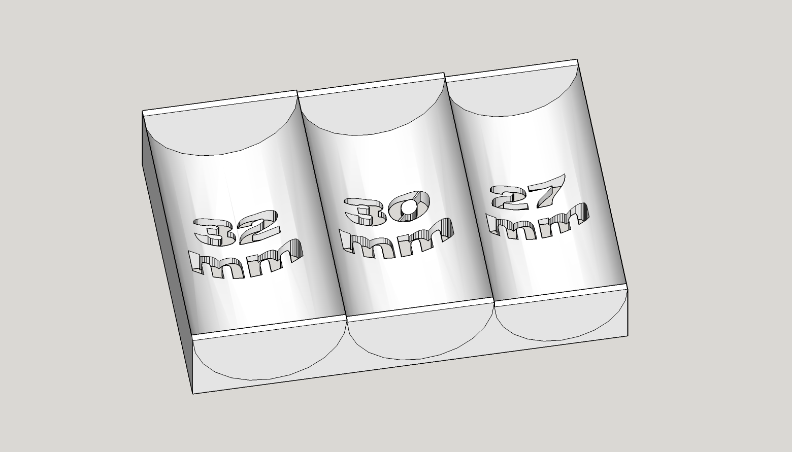 Metric Impact Wrench Socket Trays