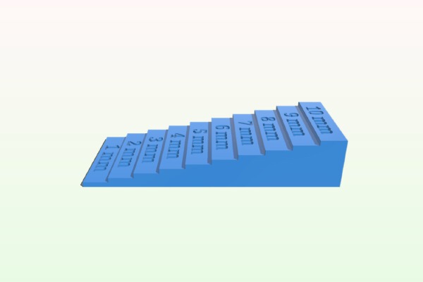 1 - 10mm Height Plate | 3d print model