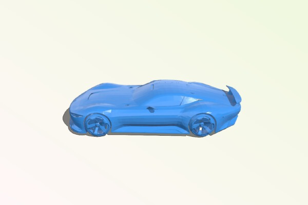 Mercedes Benz Vision Gran Turismo Concept car | 3d print model
