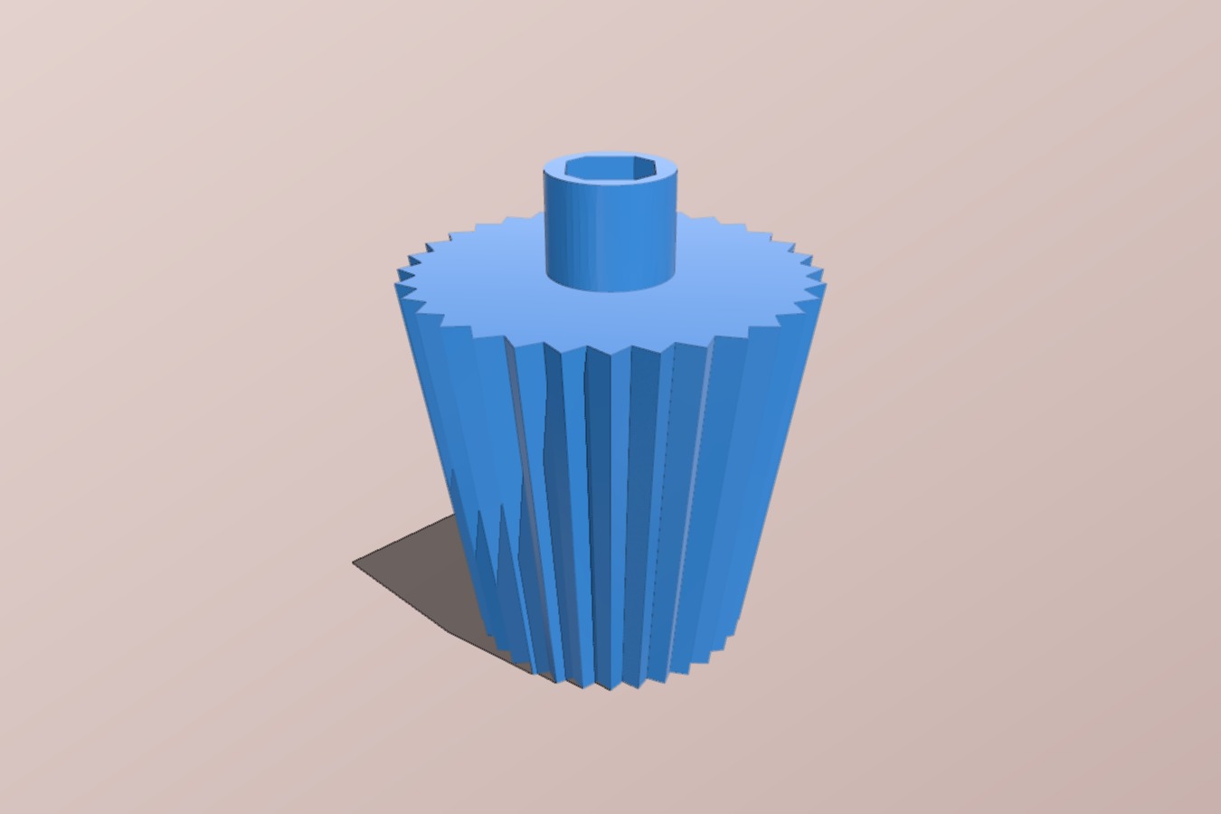 Stronger Knob for PLA Spring Motor Demonstrator
