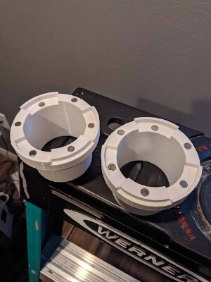Magnetic Dust Hose Connector | 3d print model