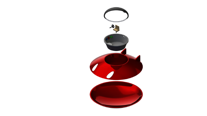 Spaceman Spiff's spaceship | 3d print model