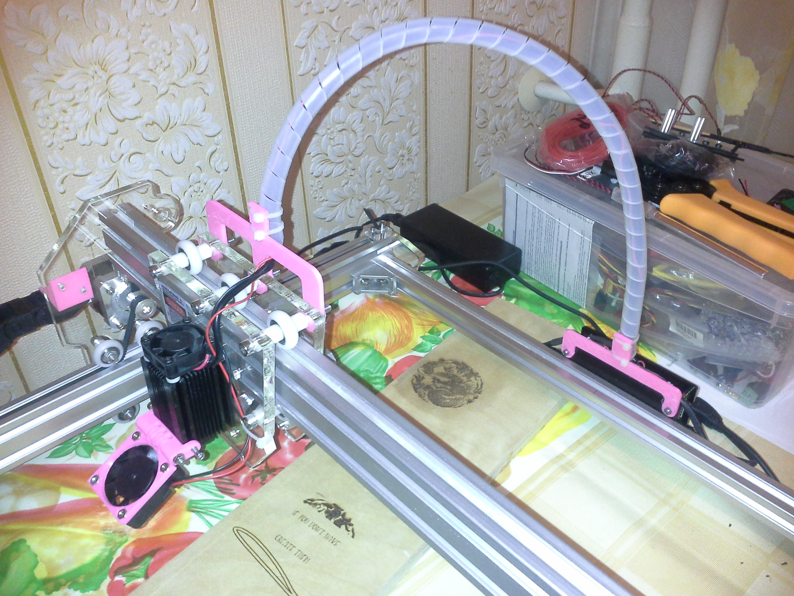 EleksMaker A3 Laser Engraver Cable Holders