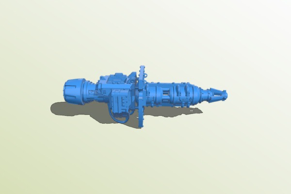 Cañón congelante para Ik, frost cannon for Ik, ya que no existe tal arma para estas miniaturas, aquí la tenemos. | 3d print model
