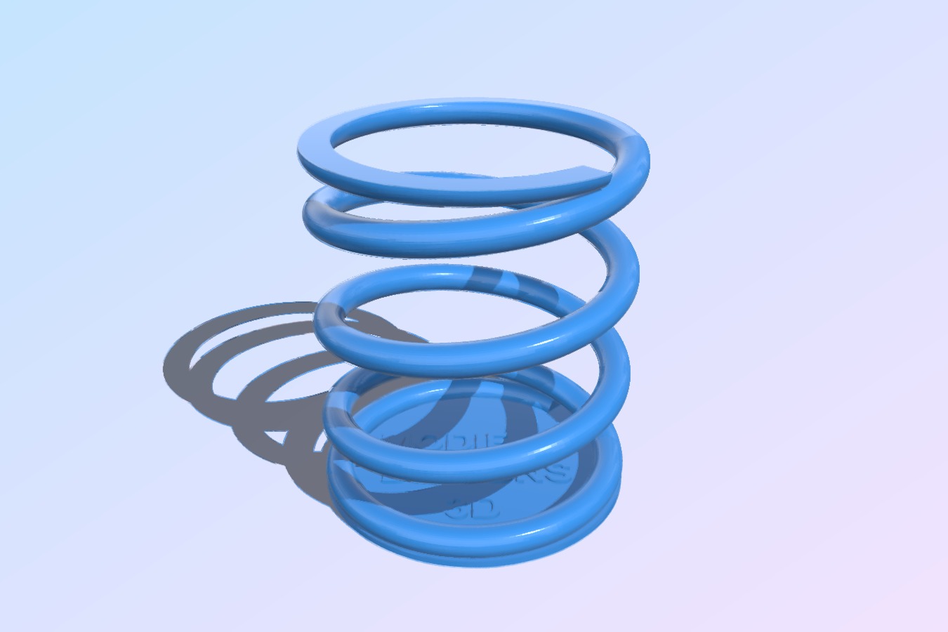 Coil Spring Pen Holder