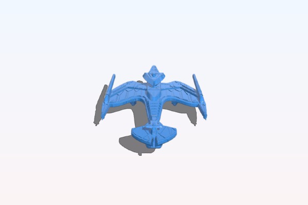 Star Trek Klingon Negh-Var 1:2000 | 3d print model