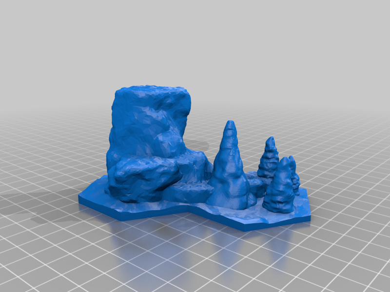 Diorama + Hex for The Chosen Axes band