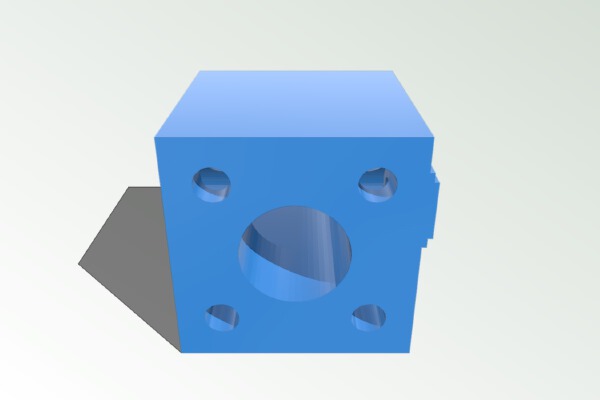 Velleman K8200 _ 3Drag X Motor Mount | 3d print model