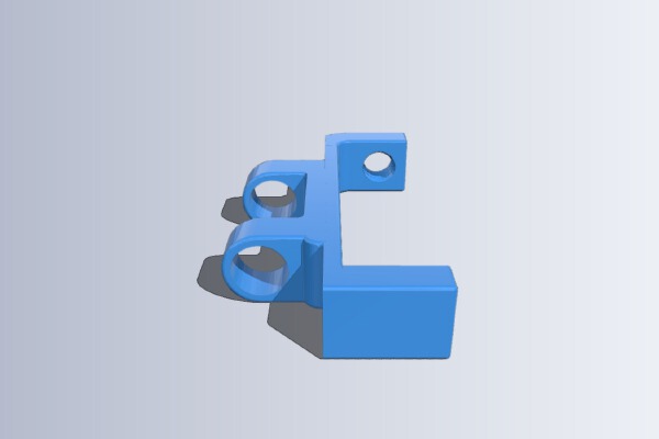 Larger Switch Arm Mount Headboard Clamp | 3d print model