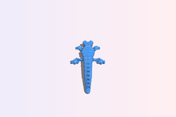  Articulated Lizard Internal Magnets | 3d print model