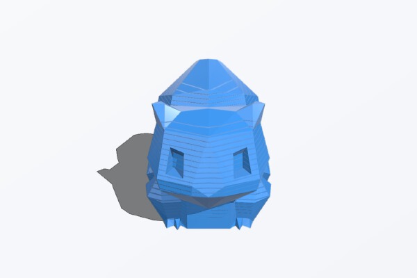 Spiralized Bulbasaur | 3d print model