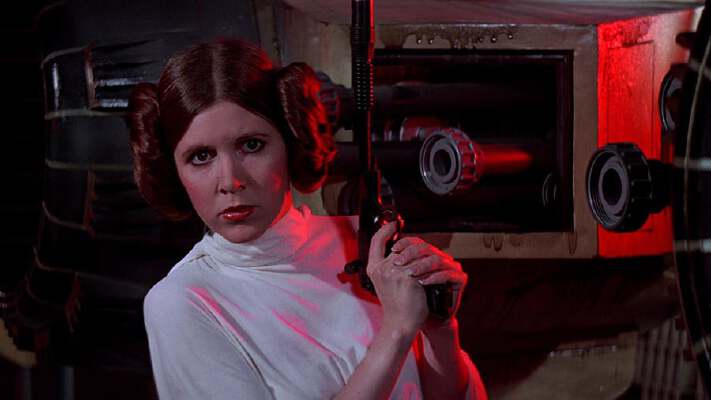 Princess Leia Defender Sporting Blaster Remix | 3d print model