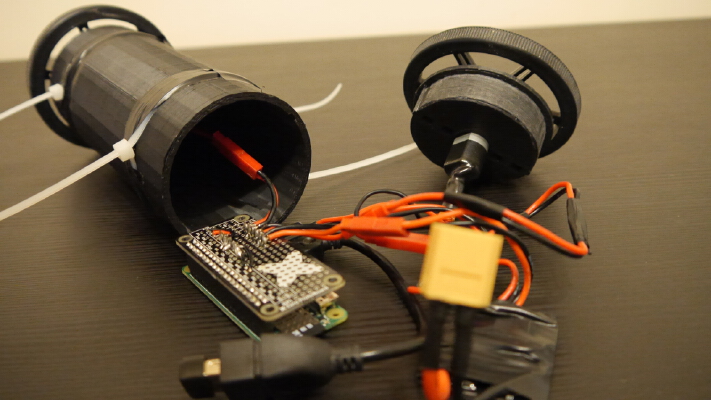 Two wheel Raspberry Pi Zero robot | 3d print model