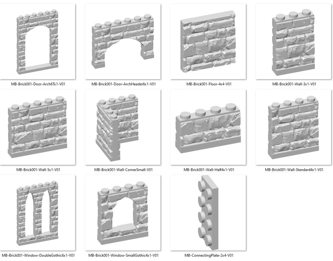 MimicBrick - Embarkment Kit