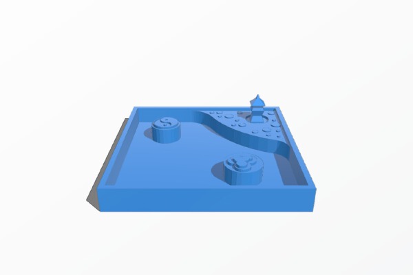 Zen Garen with Yin Yang | 3d print model