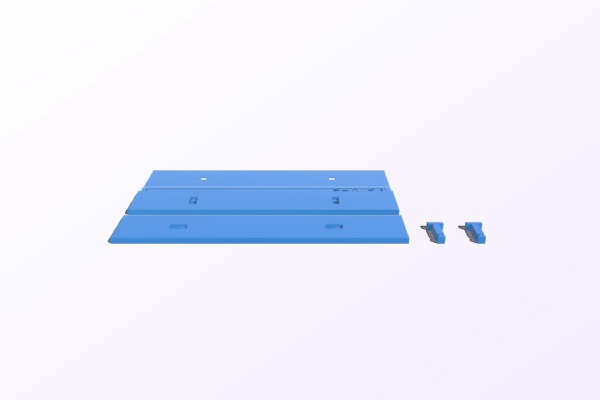 Customizable Half Letter_A5 bookbinding | 3d print model