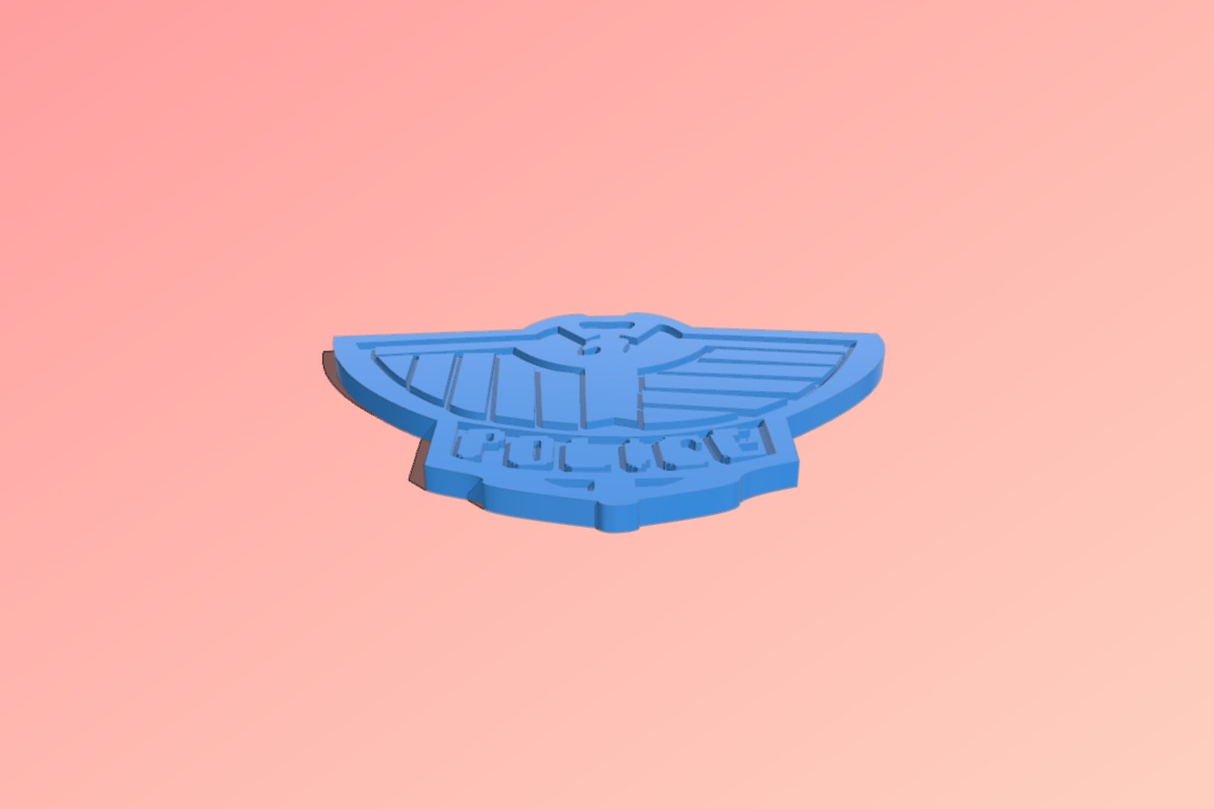Police Hat Badge (BR Police Officer)